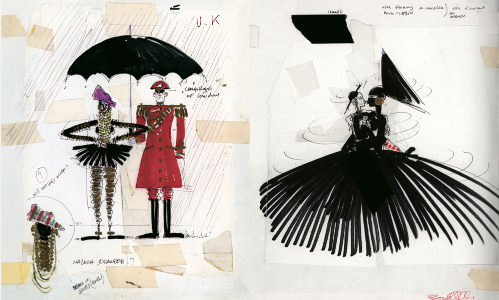 Jean-Paul-Goude-Carnet-du-bicentenaire-de-la-Revolution-©-Jean-Paul-Goude-Lunettes-Galerie