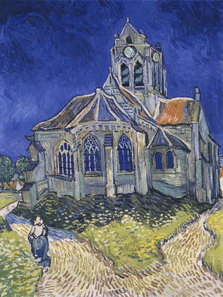 Eglise-Auvers-sur-Oise-expo-Van-Gogh-c-Musee-dOrsay-Lunettes-Galerie