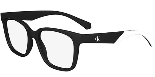 lunettes-Calvin-Klein-noires-et-blanches