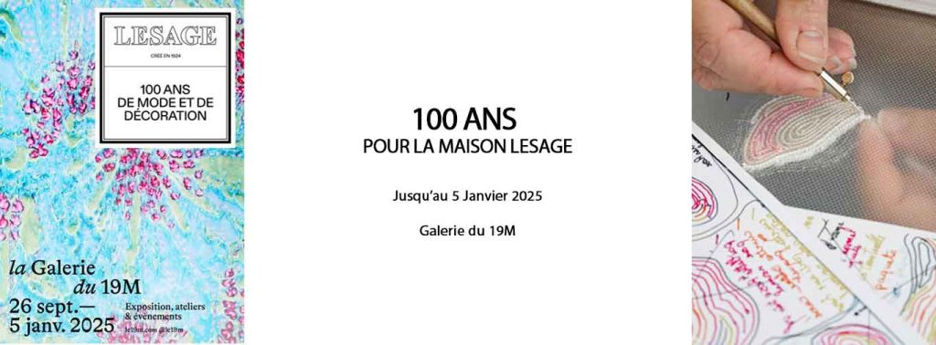 100 ans pour la Maison Lesage", jusqu'au 5 janvier 2025 à la Galerie du 19.