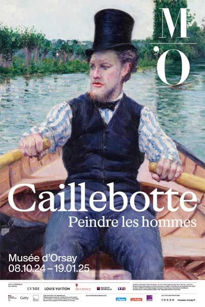 Affiche de l'exposition Caillebotte l'observateur de la modernité ©DR