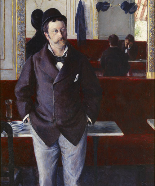 Dans un café, 1880. Huile sur toile. 155 x 115 cm. Paris, musée d’Orsay, en dépôt au musée des Beaux-Arts de Rouen, RF 1943 70. Photo © RMN-Grand Palais (musée d’Orsay) / Martine BeckCoppola