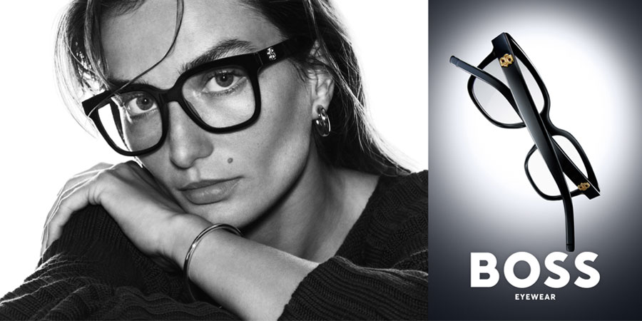 En photo ci-dessus, la collection Boss by Safilo.