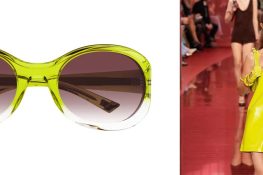 Lunettes Gucci by Kering Eyewear. // En photo : le défilé Gucci printemps-été 2025.