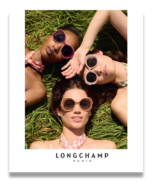 En photo ci-dessus, la collection Longchamps by Marchon.