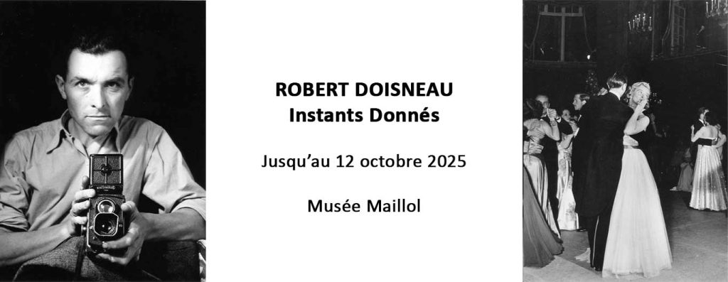 En photo : Robert Doisneau. Autoportrait au Rolleiflex 1947. // Baiser valsé, 2 juin 1950. © Atelier Robert Doisneau