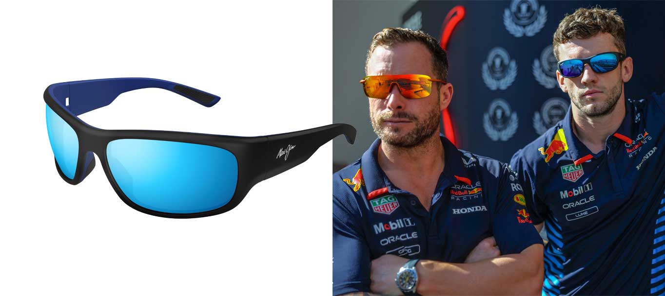 Lunettes Maui Jim by Kering Eyewear // En photo : La collection de Lunettes Maui Jim by Kering Eyewear.