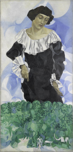 Marc Chagall Bella au col blanc, 1917