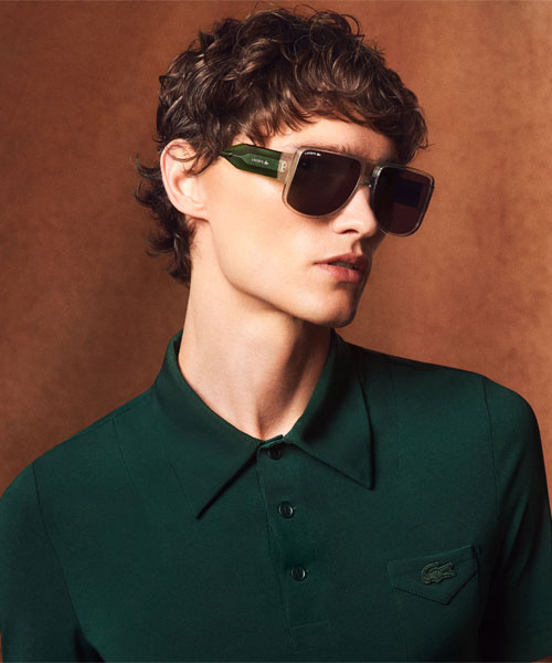 La collection de lunettes solaires Lacoste by Marchon.