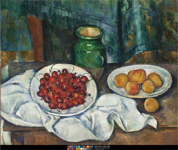 Paul Cézanne, Nature morte au plat de cerises