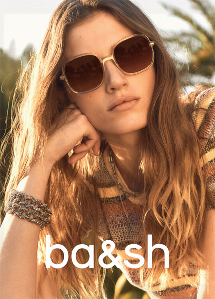 En photo ci-dessus, la collection de lunettes solaire ba&sh by Seaport ODLM.