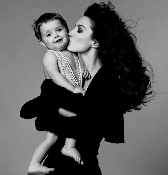 American Vogue; models : Catherine Bailey née Dyer and Fenton Bailey, 1988. ©David Bailey