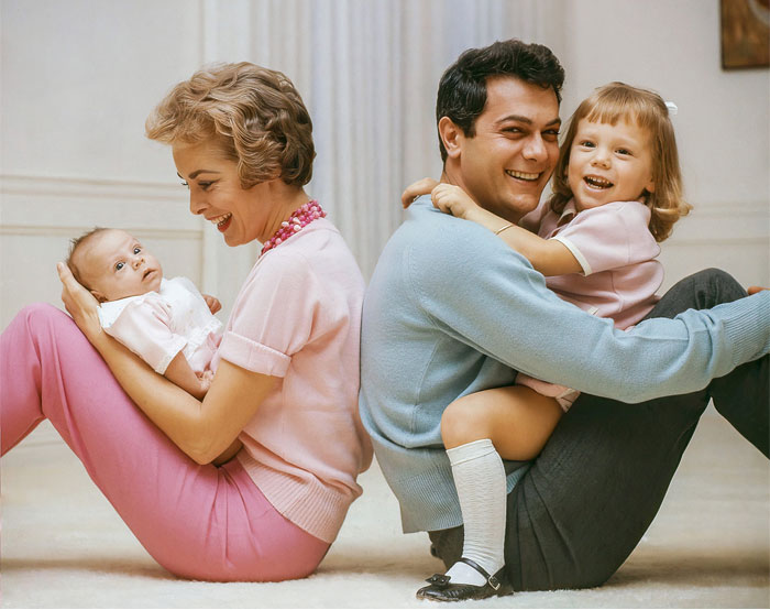 Tony Curtis et Janet Leigh
