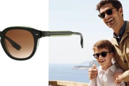 Lunettes Façonnable // En photo à droite : les collections de lunettes solaires Façonnable et Façonnable pour les garçons by Seaport ODLM.