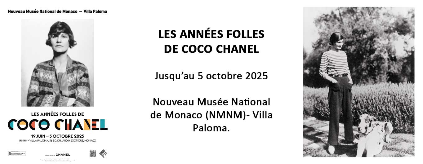 Exposition les années folles de Coco Chanel Monaco