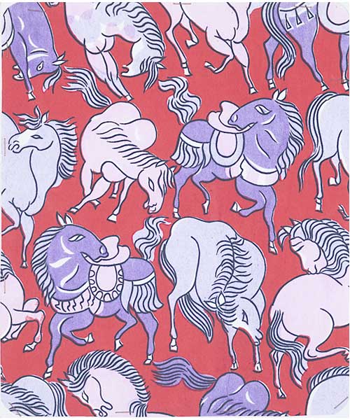 Raoul Dufy, Chevaux. Empreinte