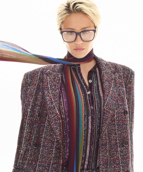 La collection de lunettes optiques Missoni by Safilo.
