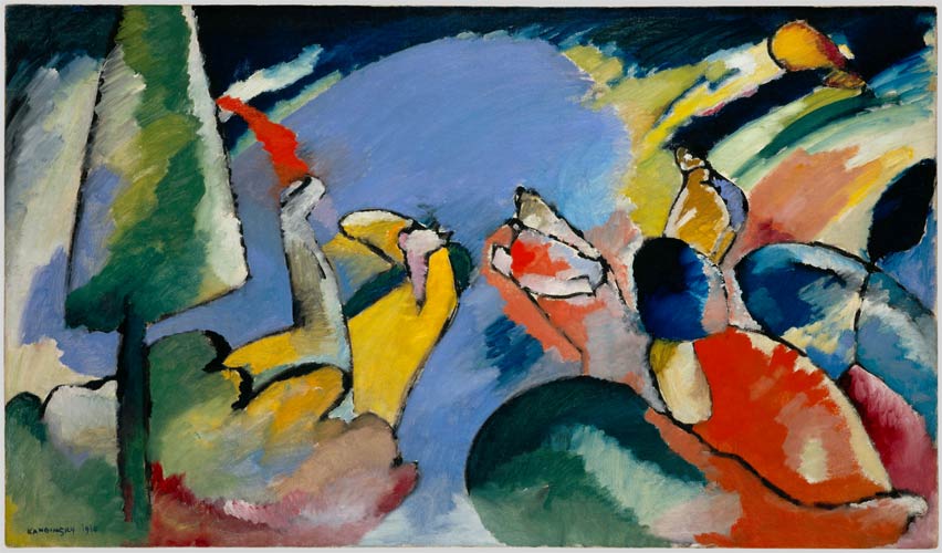 Vassily Kandinsky, Improvisation-XIV. ©Centre Pompidou, MNAM-CCI-Bertrand Prévost. Dist. GrandPalaisRmn.