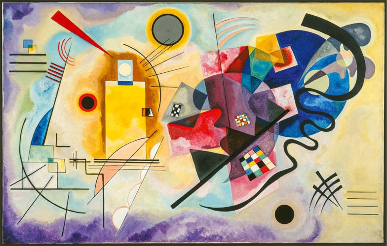 Vassily Kandinsky, Jaune-rouge-bleu, 1925, Paris. © Musée national d’art moderne-Centre Pompidou