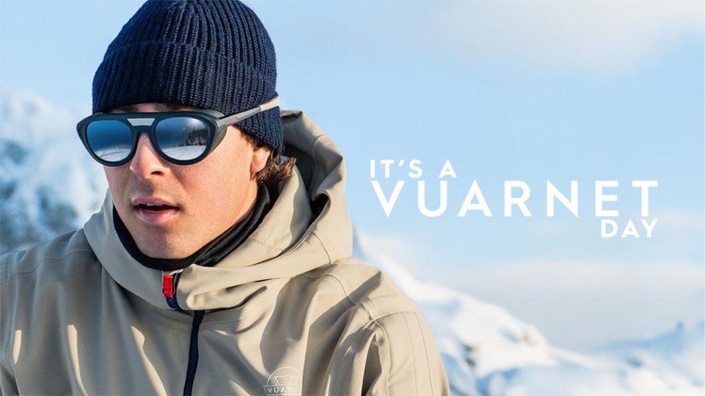 En photo ci-dessus : la collection de lunettes Vuarnet automne/hiver 2025-2026.