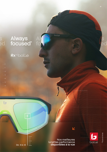 En photo ci-dessus, la collection Bollé by Seaport ODLM.