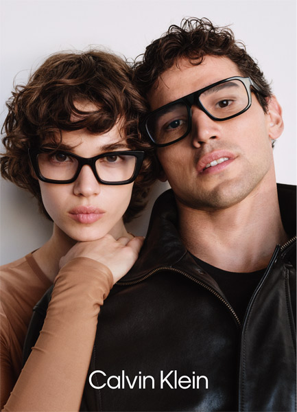 En photo ci-dessus, la collection de lunettes optiques Calvin Klein by Marchon.