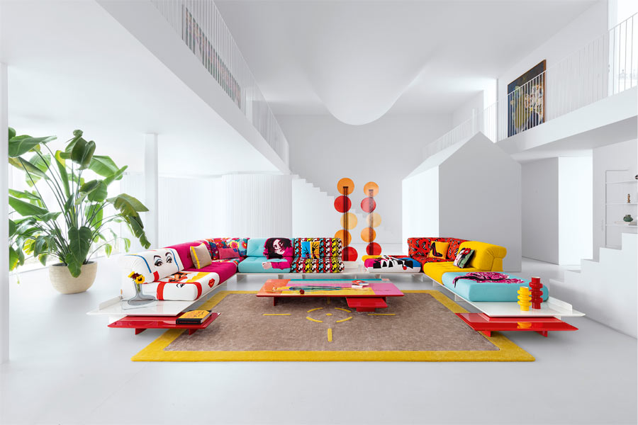 Lounge Pedro Almodóvar « El Deseo » pour Roche Bobois.