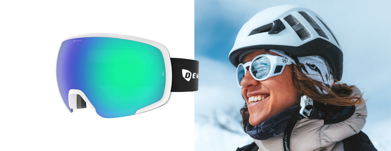 Masque et lunettes Demetz.