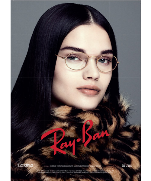En photo ci-dessus, la collection Ray-Ban by Essilor Luxottica.