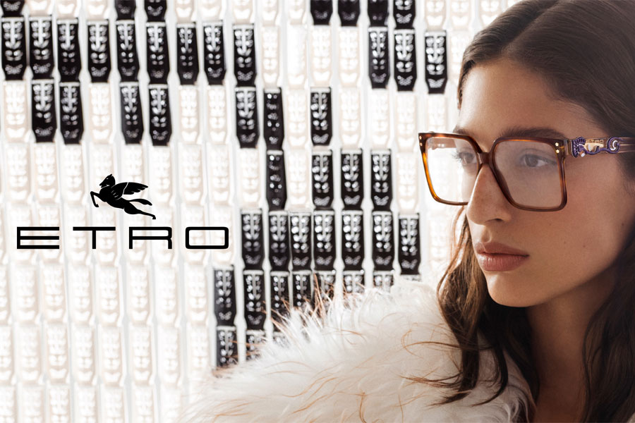 En photo ci-dessus, la collection Etro by Safilo.