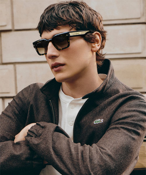 La collection de lunettes solaires Lacoste by Marchon.