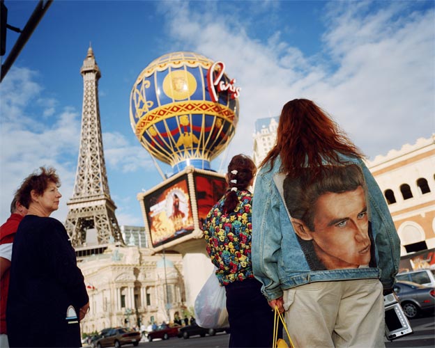 Photo prise au Nevada par Martin Parr.