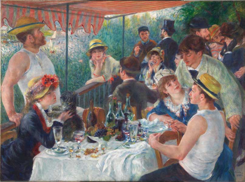 Auguste Renoir (1841-1919), Le Déjeuner des Canotiers, 1880-1881.