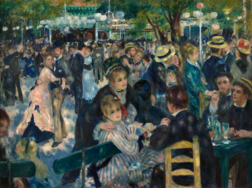 Auguste Renoir (1841-1919), Bal du moulin de la Galette, 1876.