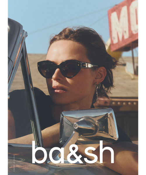 En photo ci-dessus, la collection de lunettes solaires Ba&sh by Seaport ODLM.