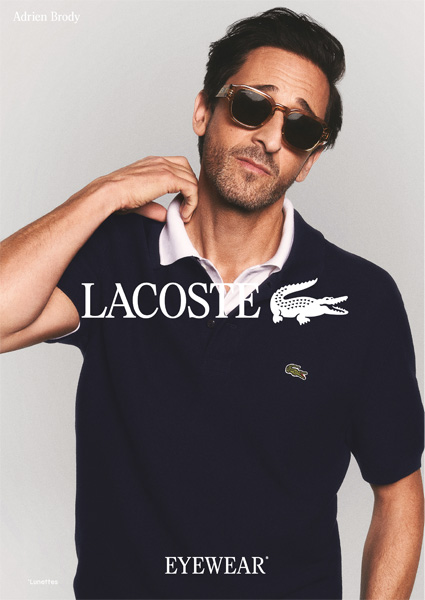 En photo ci-dessus, la collection solaire Lacoste by Marchon.