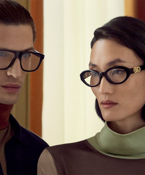 La collection de lunettes optiques Ferragamo by Marchon.