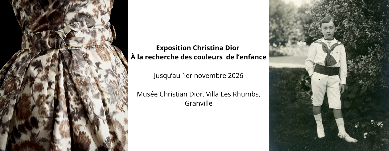 Robe Aquarelle, Christian Dior et Christian Dior à 10 ans.