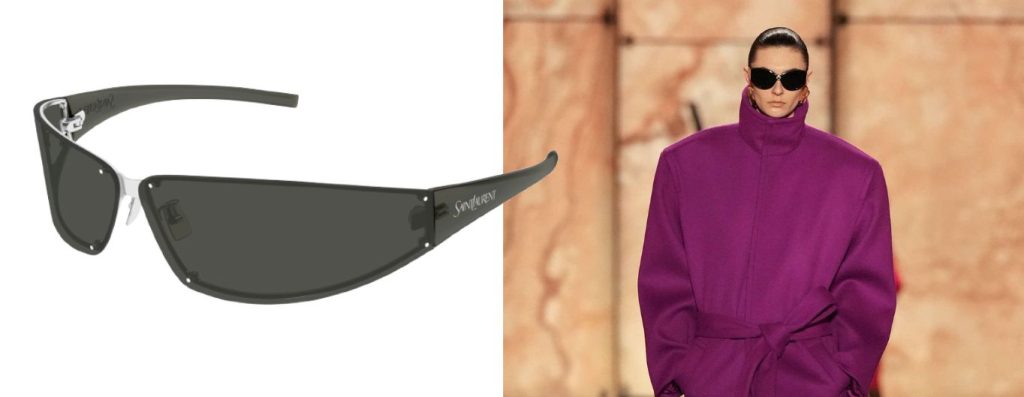 Lunettes Saint Laurent.